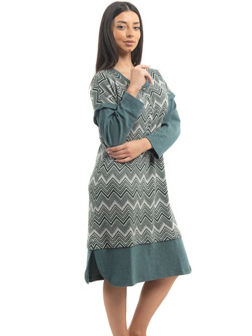 νυχτικό bonne nuit 9750 green πλάι