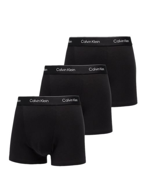 CALVIN KLEIN Relaxed Fit Trunks - Icon Cotton Stretch - Πακέτο με 3