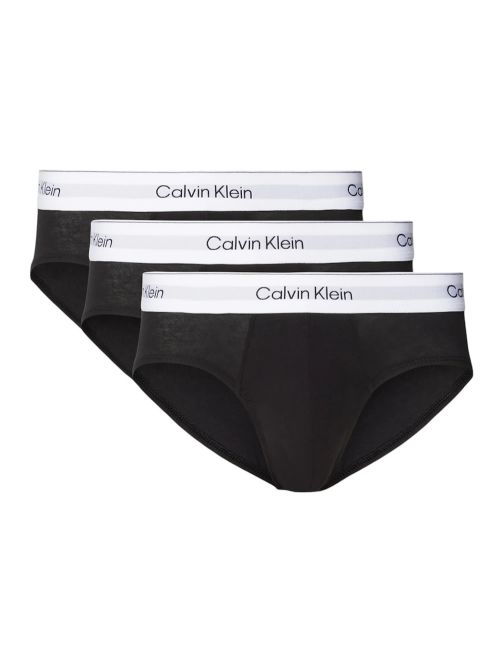 CALVIN KLEIN Hip Briefs - Icon Cotton Stretch - Πακέτο με 3