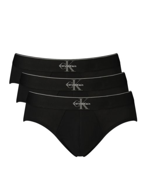 CALVIN KLEIN Ανδρικά Σλιπ - Grafic Monogram - Ελαστικό Βαμβάκι - Πακέτο με 3