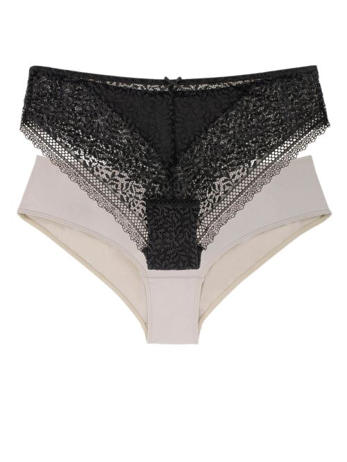 DORINA Slip Κανονικό Savanna - 1+1 ΔΩΡΟ - Σατινέ Ύφασμα & Δαντέλα 