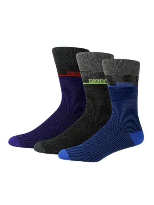 DKNY Ανδρική Κάλτσα Hart - Ελαστικό Βαμβάκι - 3 Τεμάχια 