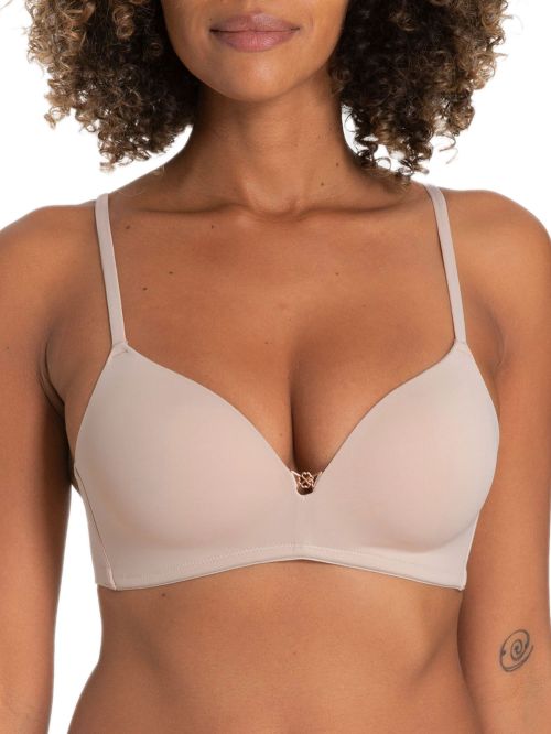 Σουτιέν DORINA Fili - Ελαφριά Ενίσχυση - Χωρίς Μπανέλα - Eco Fibres - Καλοκαίρι 2024-Beige-70B