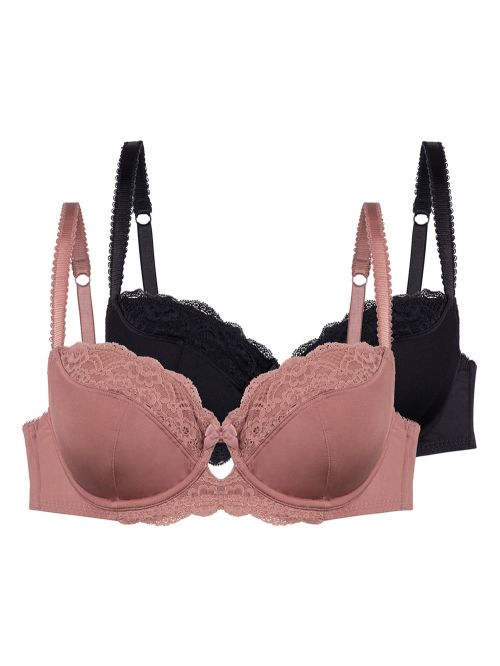 Σουτιέν DORINA Celine 1+1 ΔΩΡΟ - Μεγάλο Στήθος - Μπανέλα - Σταθερό Κράτημα