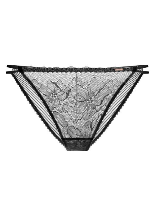 DORINA Slip Κανονικό Skylar -  Δαντέλα & Ριγέ Διαφάνεια