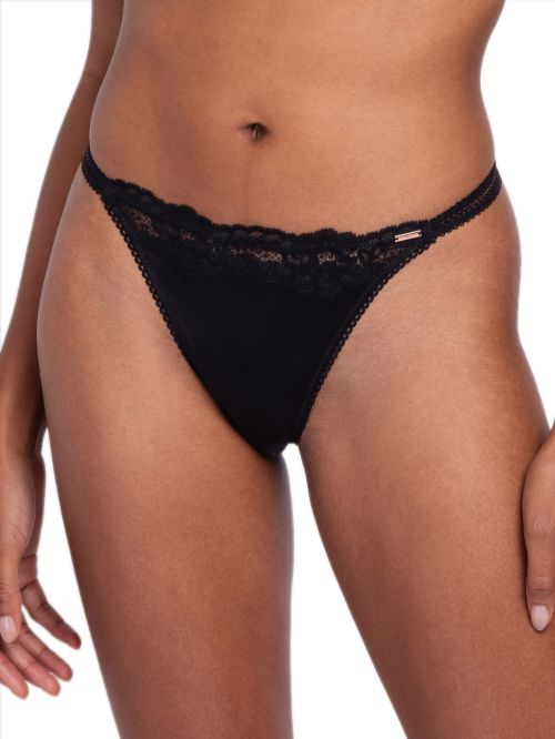 DORINA String Origins Shiny Micro - Λαμπερό Ύφασμα & Δαντέλα 