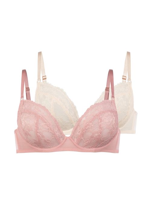 Σουτιέν DORINA Emory 1+1 ΔΩΡΟ - Μεγάλο Στήθος - Σταθερό Κράτημα