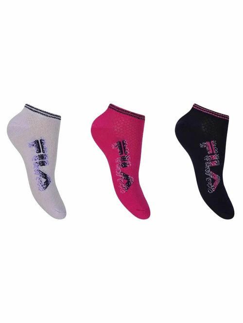 FILA Γυναικείο Αθλητικό Σοσόνι - Ελαστικό Βαμβάκι - 3 Ζευγάρια