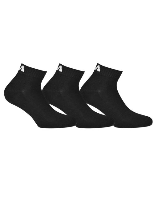 FILA Unisex Κάλτσα Ημίκοντη - Ελαστικό Βαμβάκι - 3 Ζευγάρια
