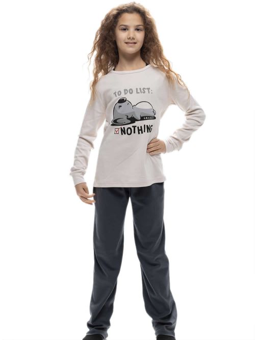 Εφηβική Πυτζάμα GALAXY για Κορίτσι - 100% Βαμβακερή 