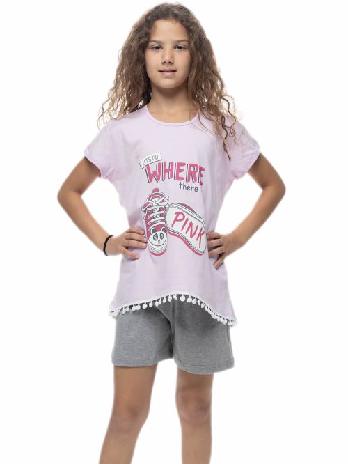 εφηβική πυτζάμα galaxy 330-24 μπροστά