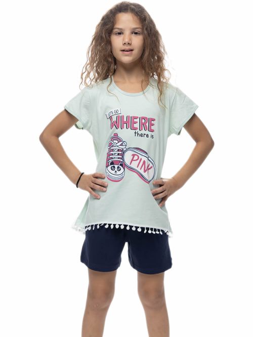 εφηβική πυτζάμα galaxy 330-24 veraman μπροστά