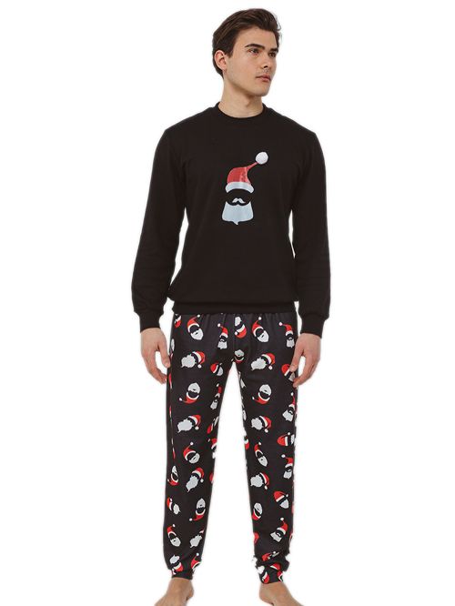 Ανδρική Πυτζάμα ΟΔΥΣΣΕΥ Santa Claus- Ποιοτικό Βαμβάκι