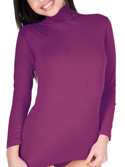 GKapetanis Ζιβάγκο Μακρύ Μανίκι - Modal & Βαμβάκι - Ζεστό & Απαλό-S-Purple