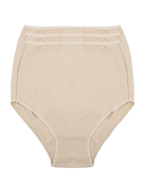 GKAPETANIS Σλιπ Maxi 4/ Basic - Ψηλό & Φαρδύ - Plus Size  - Ελαστικό Βαμβάκι - 3 Τεμάχια