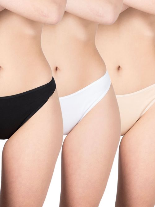 GKAPETANIS Σλιπ Κανονικό Mini All Day - Ελαστικό Βαμβάκι - 3 Τεμάχια