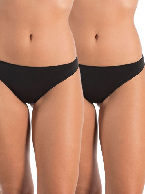 Brazilian Slip GKapetanis Soft Touch - Απαλό Modal Βαμβάκι - Αόρατα Λάστιχα - 2 Τεμάχια