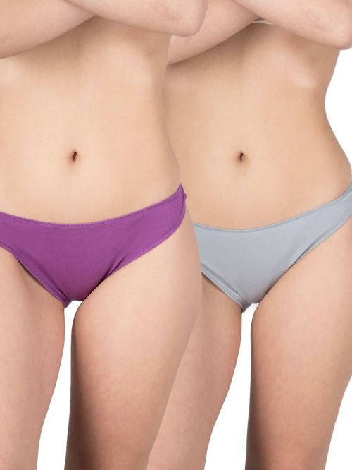 Σλιπ GKAPETANIS Soft Touch - Κανονικό Κοφτό - Απαλό Modal Βαμβάκι - Αόρατα Λάστιχα - 2 Τεμάχια