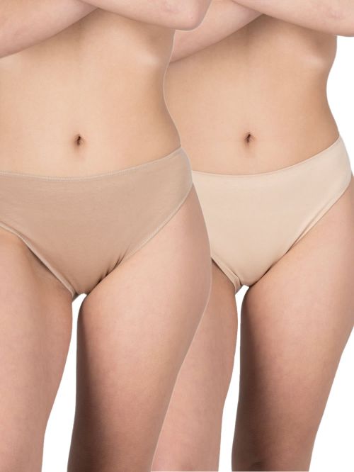 Σλιπ Bikini Κανονικό GKAPETANIS Soft Touch - Φαρδύ Ψηλό - Απαλό Modal Βαμβάκι - 2 Τεμάχια