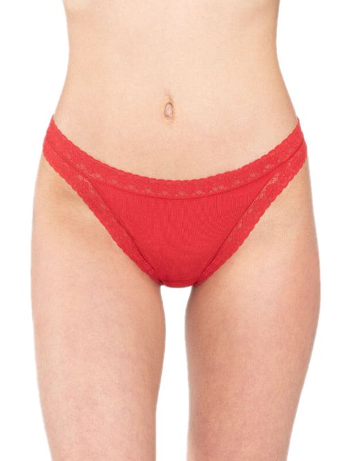 GKAPETANIS Brazilian Soft Touch - Modal Βαμβάκι & Δαντέλα - Χειμώνας 2022/23-S-Red