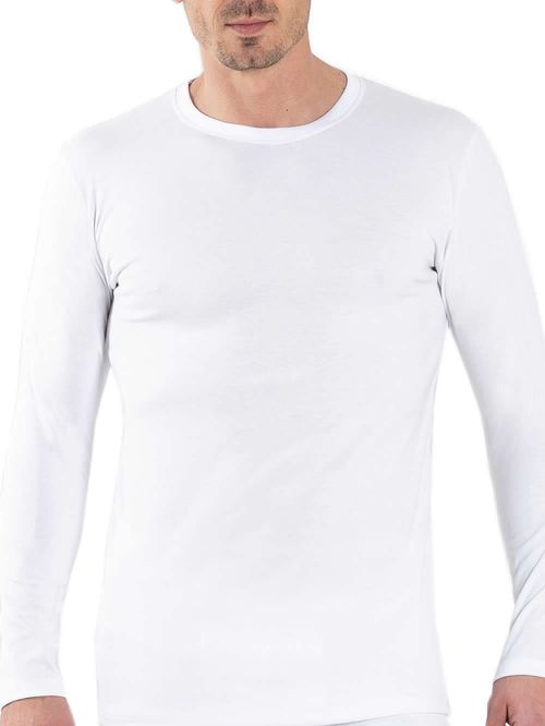 GKAPETANIS Ανδρική Ισοθερμική Μπλούζα με Μακρύ Μανίκι - Χειμώνας 2019/20-S-White