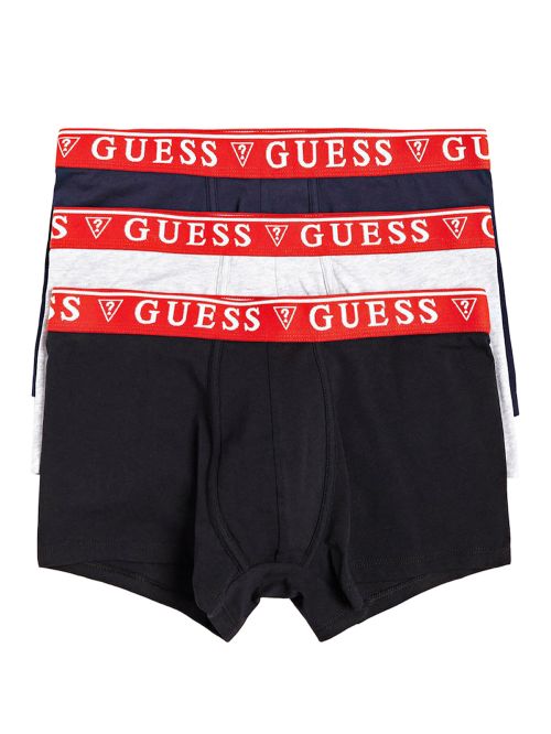 GUESS Boxer Hero Cotton Stretch - Ελαστικό Βαμβάκι - Πακέτο με 3