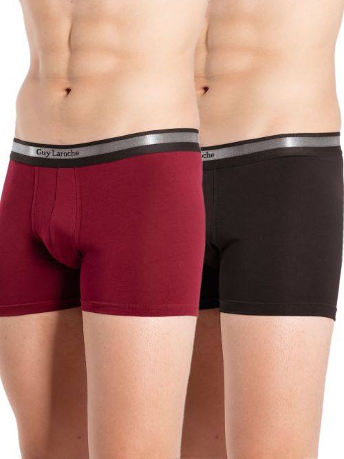 ανδρικά μπόξερ guy laroche 37115 black bordeaux 
