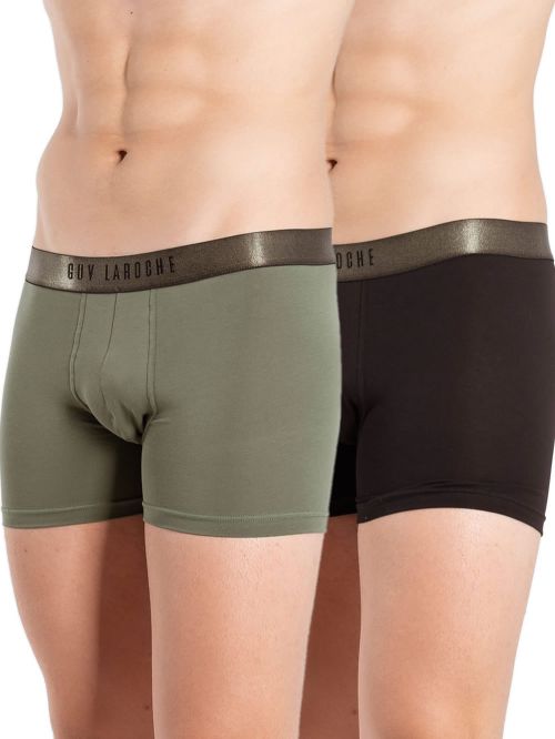 ανδρικά μπόξερ guy laroche 58104 black-khaki 
