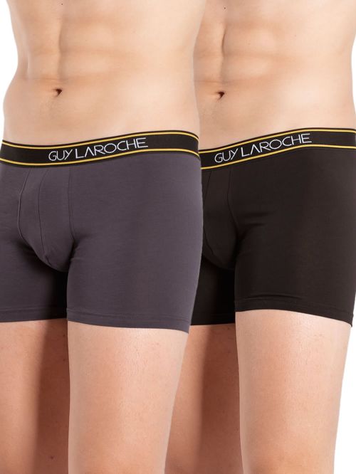 ανδρικό μπόξερ guy laroche 58105 black anthracite