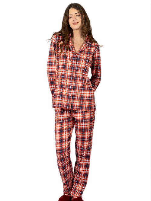 Γυναικεία Πυτζάμα HARMONY - Νέα Μαμά - Κουμπιά - 100% Βαμβακερή