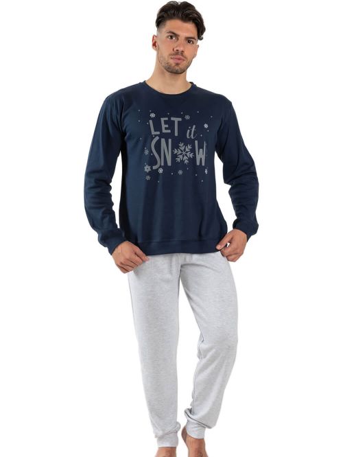 ανδρική πυτζάμα harmony 801323 μπροστά