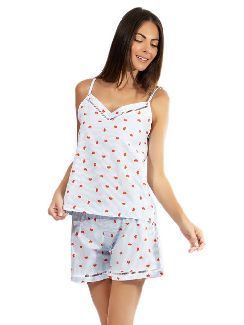 Babydoll HARMONY Hearts - Αέρινο 100% Βαμβάκι