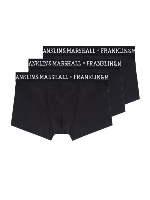FRANKLIN MARSHALL Boxer - Ελαστικό Βαμβάκι - Πακέτο με 3