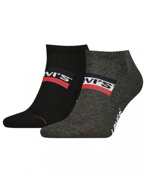 levi's ανδρικό σοσόνι sportwear logo 701219507-003 mid grey/black μπροστά