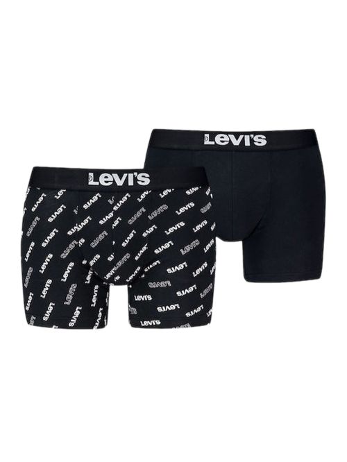 levi's boxer brief logo 701227428-003 black/white μπροστά