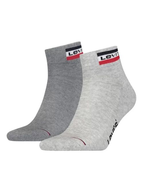 ανδρική κάλτσα ημίκοντη sportwear logo levi's 902011001-006