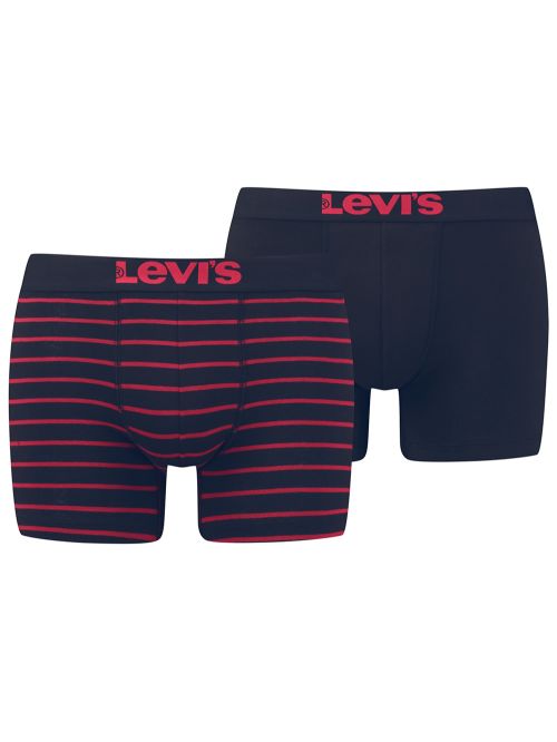 ανδρικό μπόξερ levis 37149-0211 red/black 