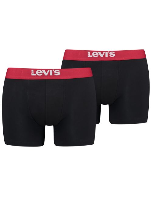 ανδρικό μπόξερ levis 37149-0811 black/red