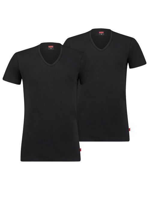 ανδρικό t-shirt levi's 37152-0006 jet black μπροστά