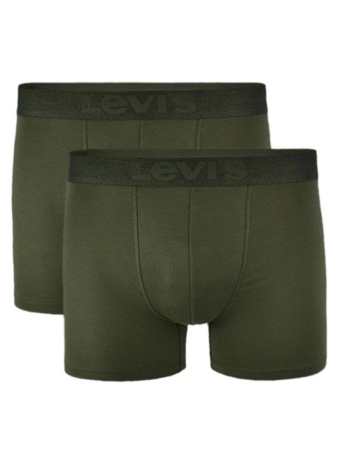 LEVI'S Boxer Brief - Οργανικό Βαμβάκι - Khaki - Πακέτο με 2