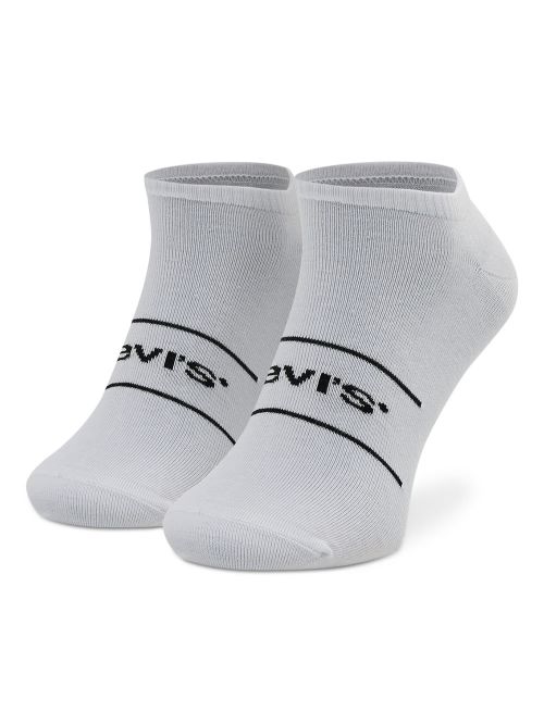 LEVIS Unisex Αθλητικό Σοσόνι - White - Super Απαλό Βαμβάκι - 2 Ζευγάρια 