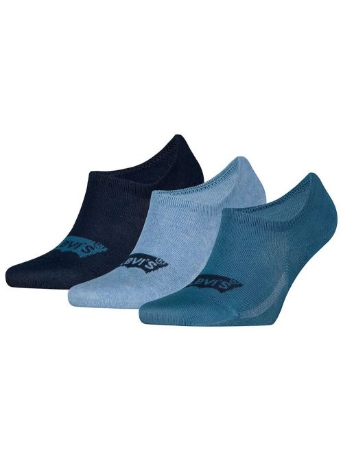 LEVIS Ανδρικό Σοσόνι Batwing Logo - Navy Combo - Οργανικό ECO Βαμβάκι - 3 Ζευγάρια