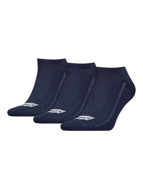 LEVIS Ανδρικό Σοσόνι Batwing Logo - Navy - Οργανικό ECO Βαμβάκι - 3 Ζευγάρια