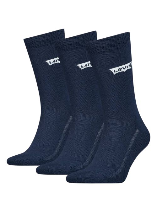 LEVIS Ανδρική Κάλτσα Αθλητική - Navy - Οργανικό ECO Βαμβάκι - 3 Ζευγάρια