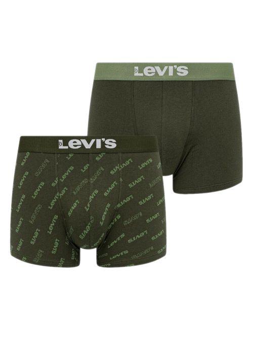 LEVIS Boxer Brief Logo - Green Combo - Οργανικό Βαμβάκι - Πακέτο με 2