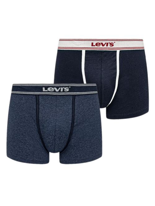 LEVIS Boxer Brief Remastered - Navy Combo - Οργανικό Βαμβάκι - Πακέτο με 2