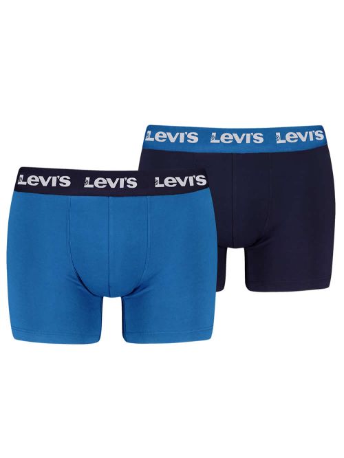 LEVIS Boxer Brief Repeat Logo - Ελαστικό Βαμβάκι - Blue Combo - Πακέτο με 2 