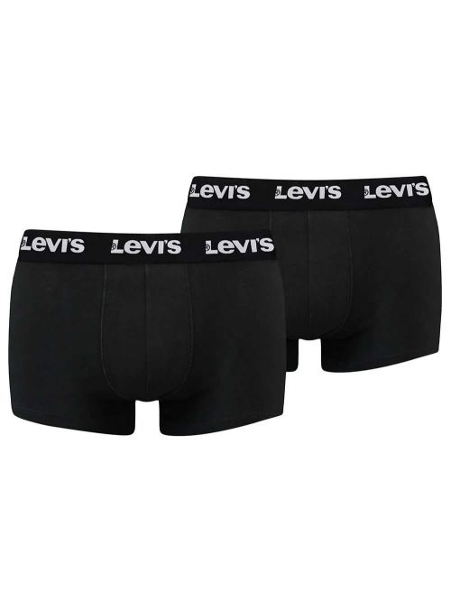 LEVIS Repeat Logo Trunk - Ελαστικό Βαμβάκι - Black - Πακέτο με 2 
