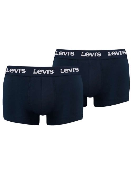 LEVIS Repeat Logo Trunk - Ελαστικό Βαμβάκι - Navy - Πακέτο με 2 
