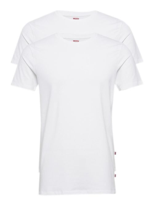 LEVIS Ανδρικά T-Shirt - Solid Crew - Ελαστικό Βαμβάκι - Πακέτο με 2